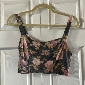 Floral crop top